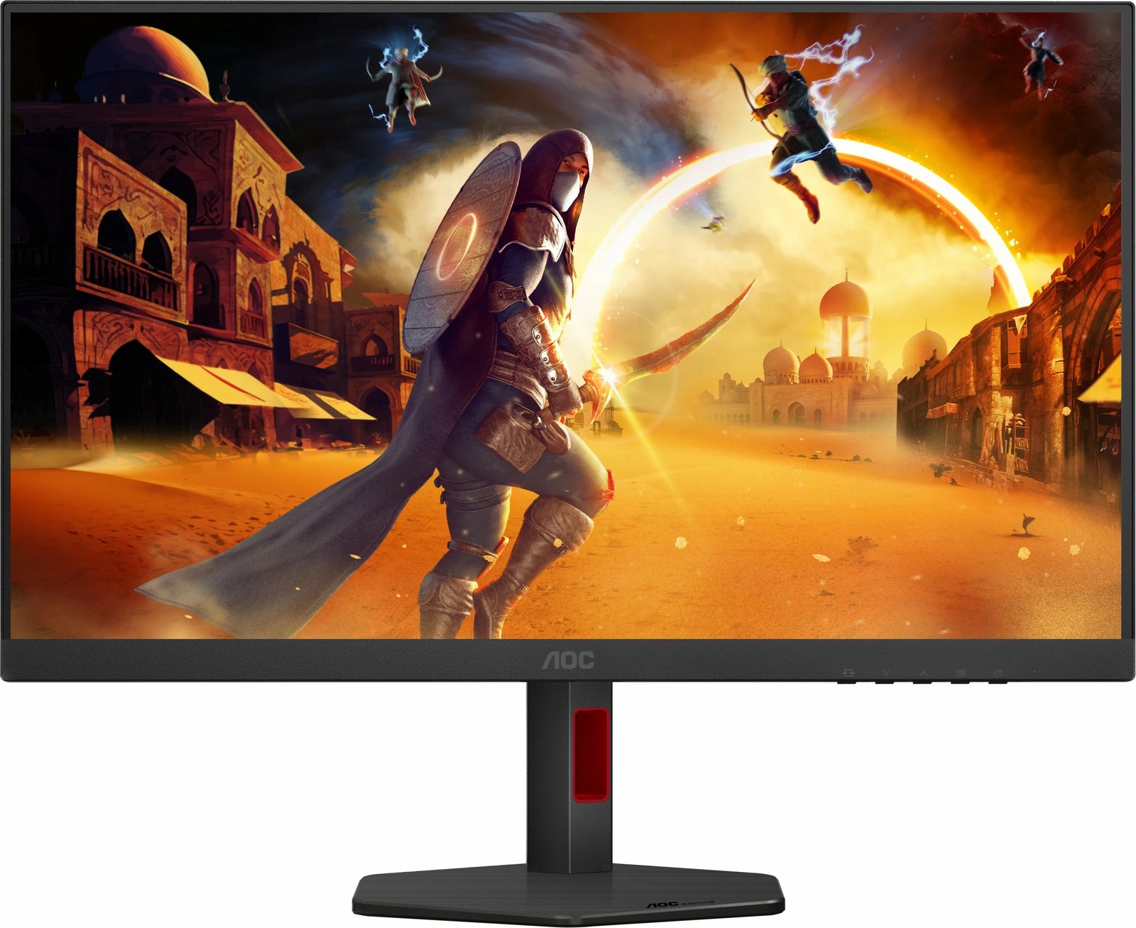 Monitor AOC Q27G4ZR 27 inç, QHD, 240Hz, Fast IPS, e zezë/kuqe