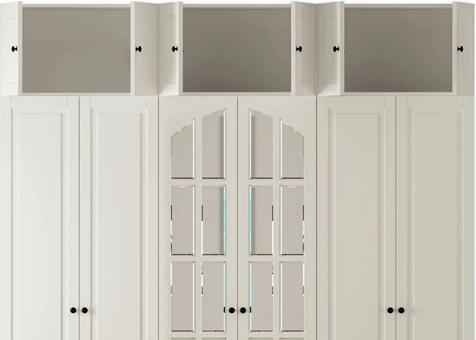 Dollap Skye Decor, ngjyrë e bardhë mat, RB-185-16