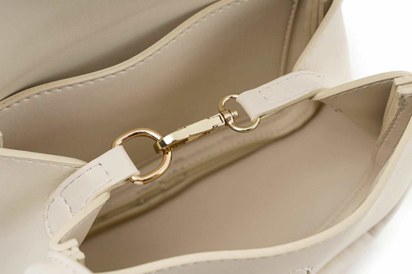 Çantë dore Vince Camuto, Como, krem
