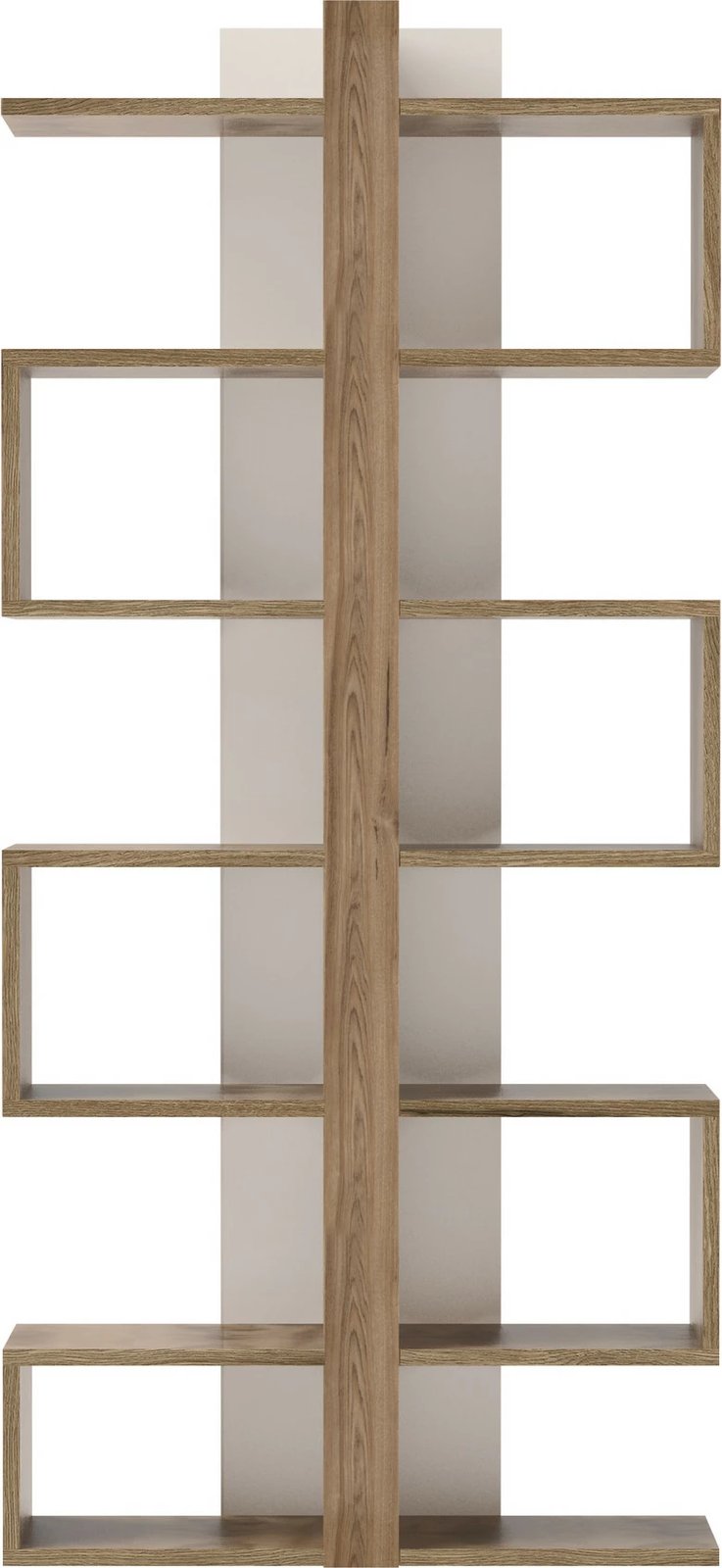 Raft librash Hanah Home, Ionis, ngjyrë lisi, 78x170x29.5cm