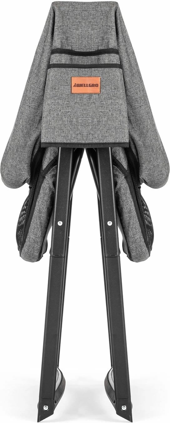 Djep palosës Evila Originals, ngjyrë gri e çelët