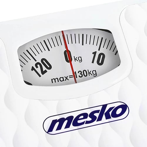 Peshore banjoje mekanike, Adler, MS 8160, kapacitet 130 kg, saktësi 1 kg, me buton kalibrimi, e bardhë Peshore banjoje mekanike, Adler, MS 8160, kapacitet 130 kg, saktësi 1 kg, me buton kalibrimi, e bardhë