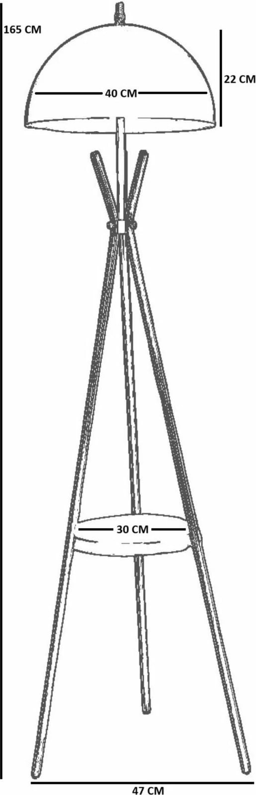 Llambë dyshemeje Opviq, ngjyrë mente, 8921-4