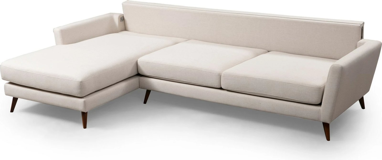 Kënd-sofë krevati Mayorka, kënd i madh majtas, bezhë