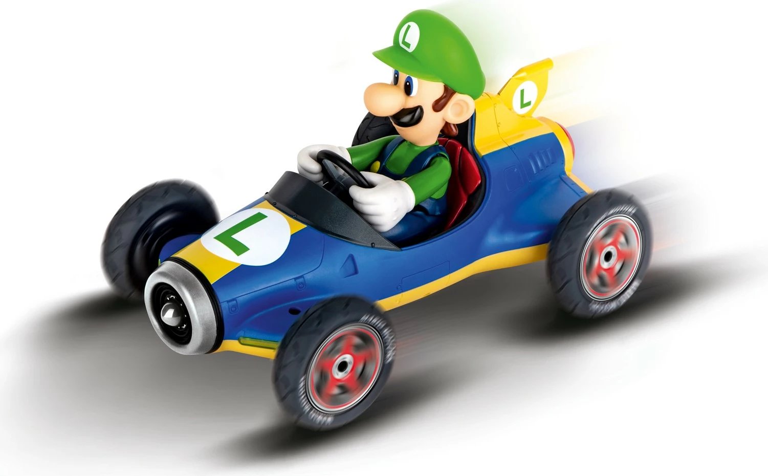 Buggy Carrera RC Mario Kart Mach 8 Luigi, 1:18, 700 mAh, Blue/Green/Yellow