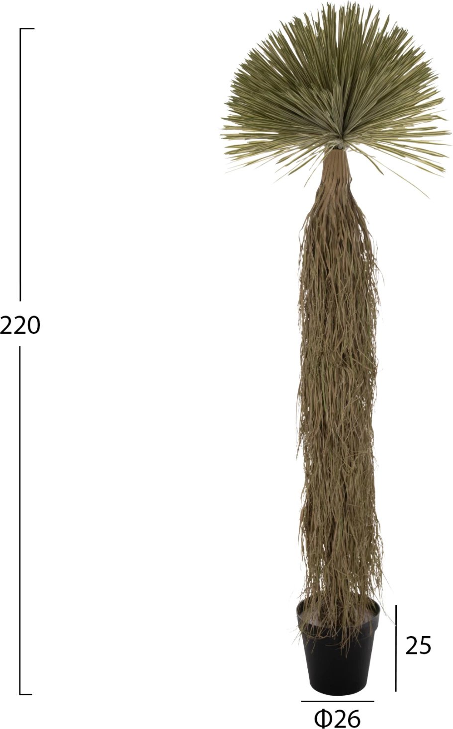 Bimë sintetike dekorative, FH7974, 220H cm