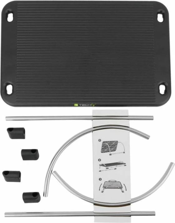 Mbështetëse këmbësh ergonomike Yakimasport, e zezë