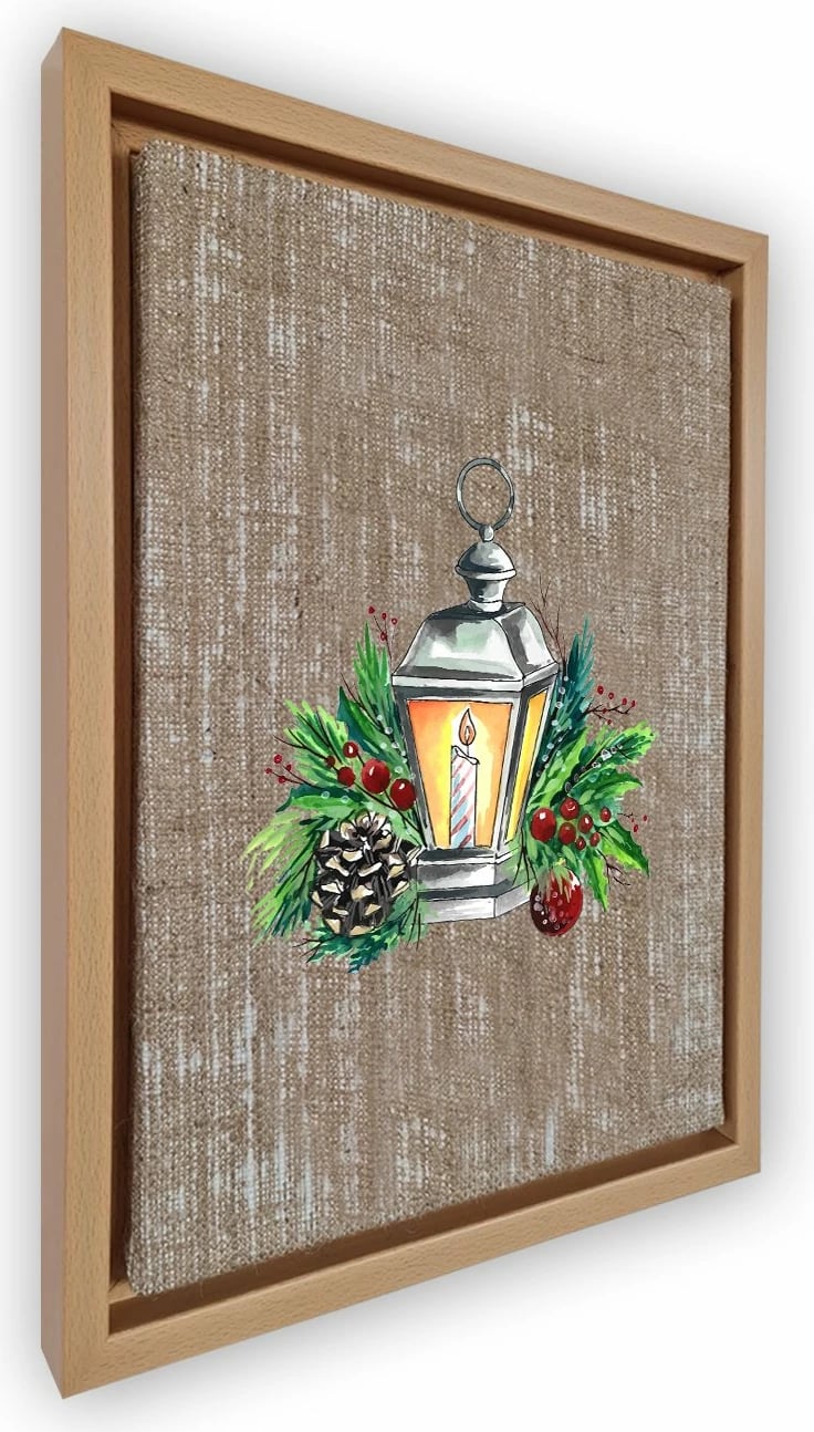 Pikturë dekorative në kanavacë me kornizë, shumëngjyrëshe, Wallity NLJ800966_4666