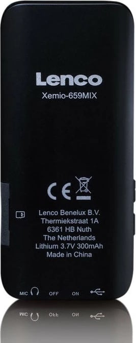 MP3 Player Lenco Xemio-659GY, 32GB, i zi/gri
