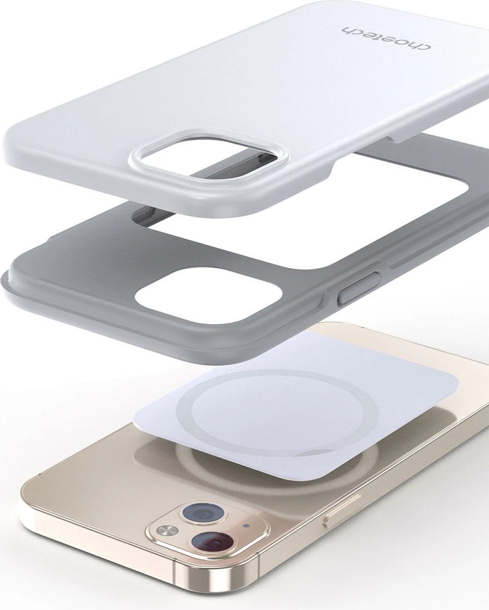 Mbështjellës Choetech PC0112-MFM për iPhone 13, Made For MagSafe, i bardhë