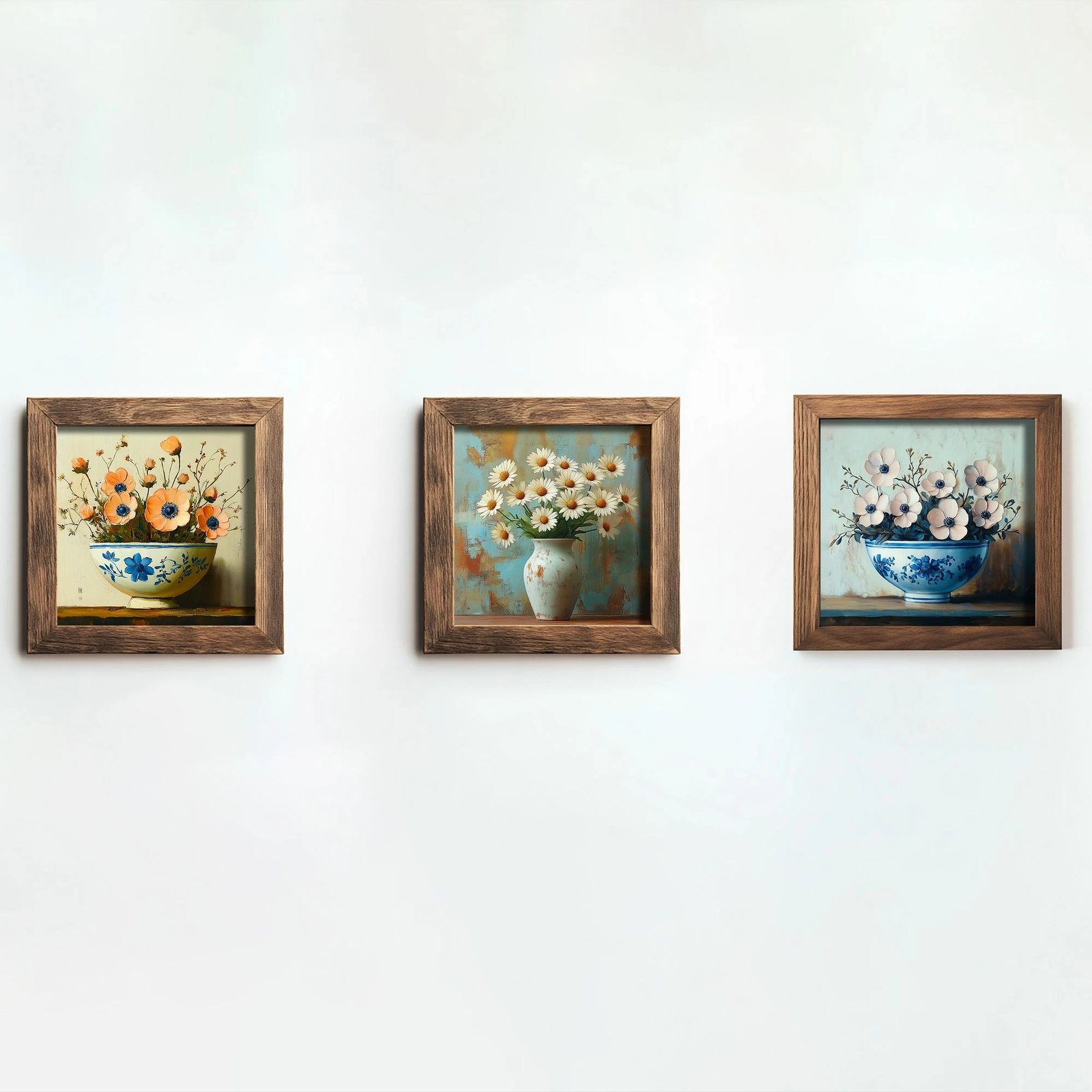 Pikturë dekorative me kornizë MDF (3 copë), Wallity, UKZM071