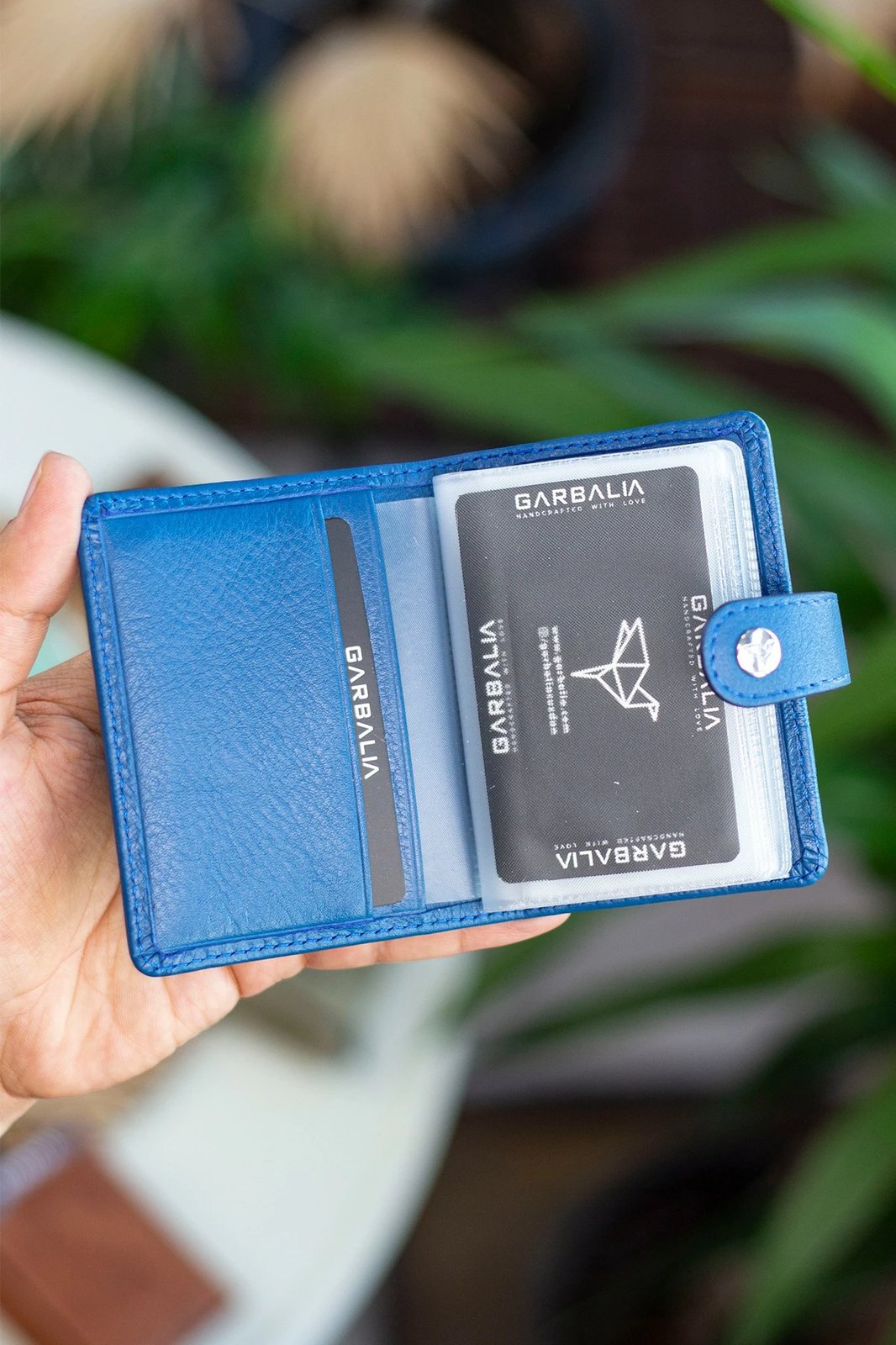 Portofol unisex Zoozie Bags, Pekin, ngjyrë blu petrol