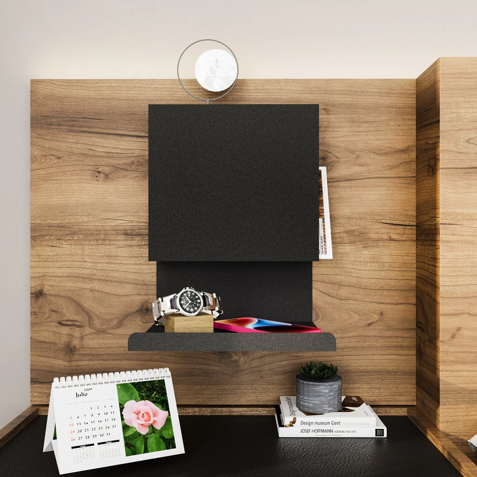 Raft muri Hanah Home, Brano, metal i zi, 25x23x33cm