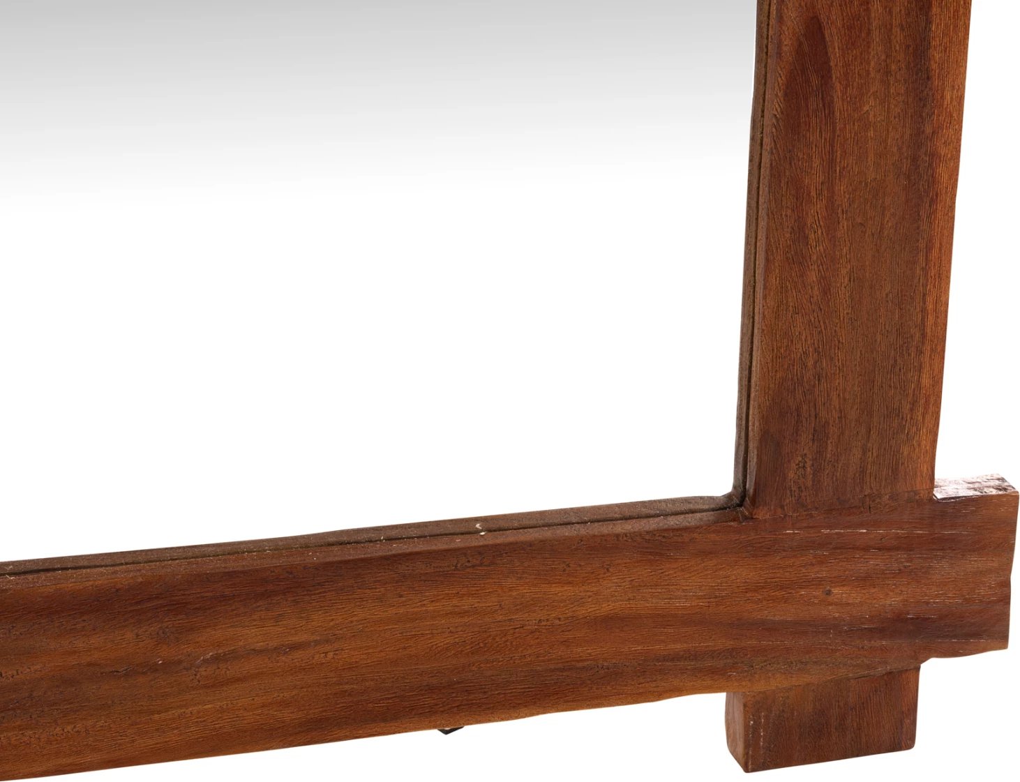 Pasqyrë muri, FH4303, dru TEAK i ricikluar, ngjyrë natyrale, 70x100H cm