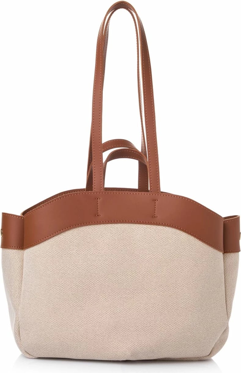 Çantë shpine Lucky Bees, Isla Mini, ngjyrë tan Çantë shpine Lucky Bees, Isla Mini, ngjyrë tan