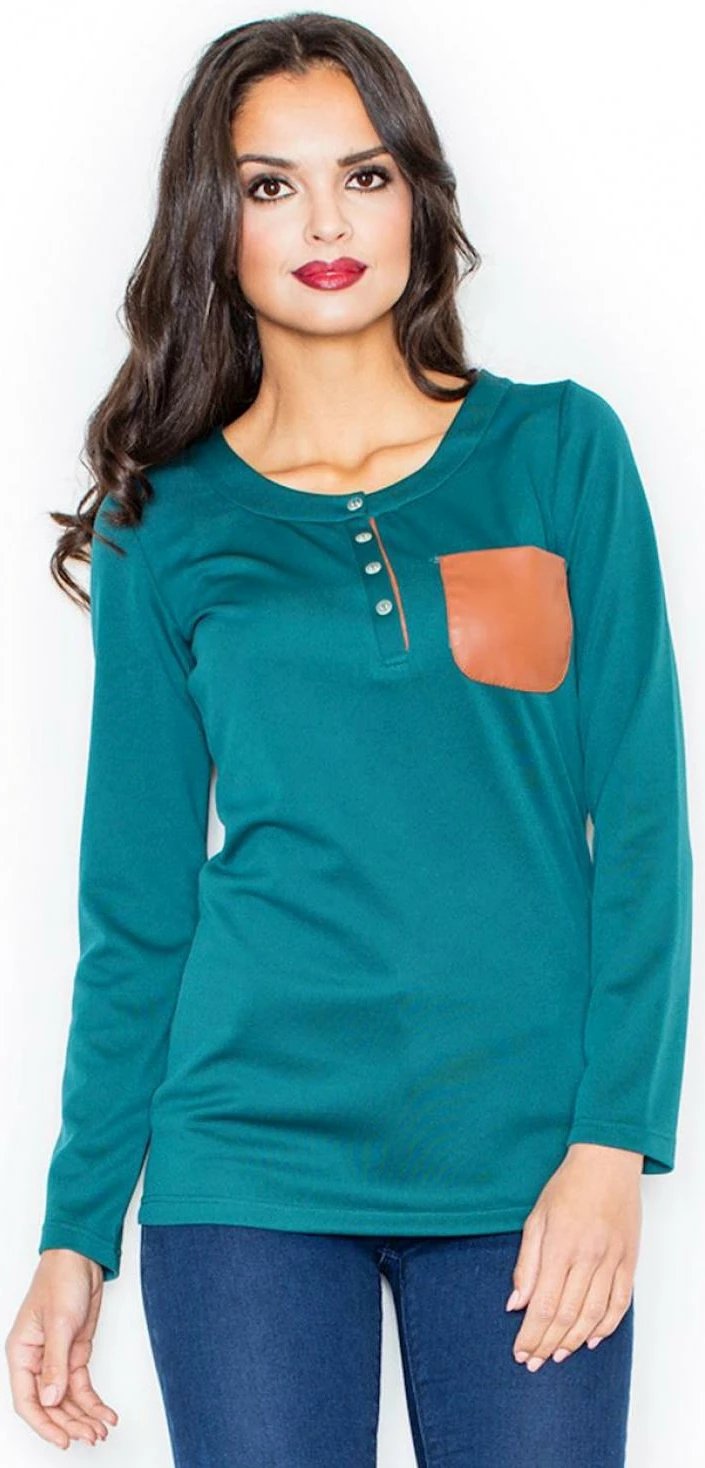 Bluzë Figl 111737, e gjelbër