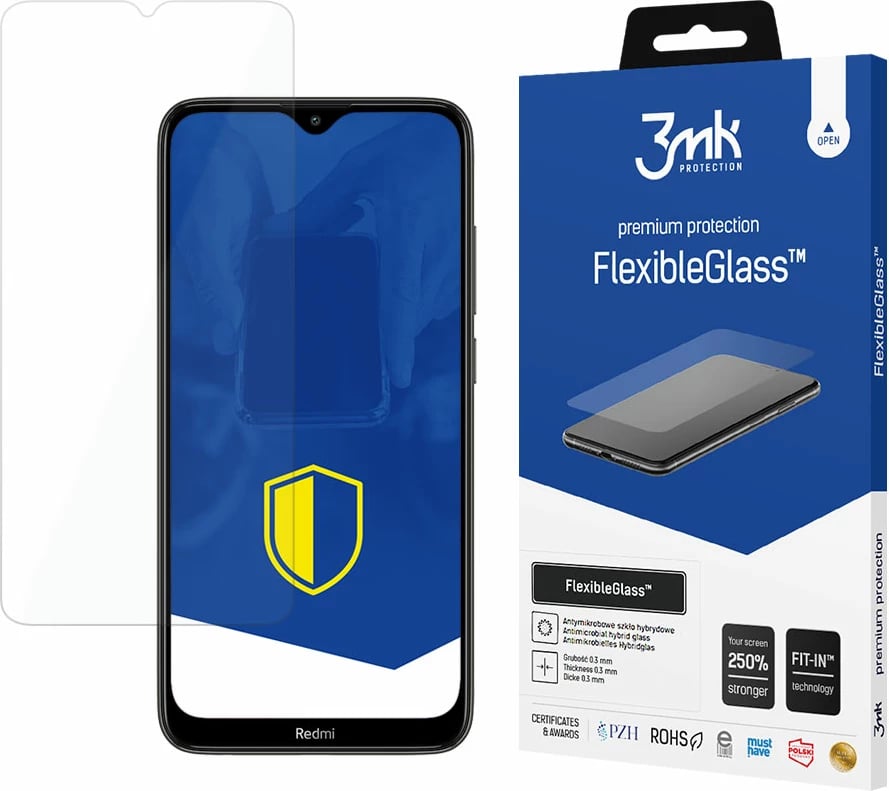 Mbrojtës ekrani FlexibleGlass 3mk për Xiaomi Redmi 8/8A, Transparent