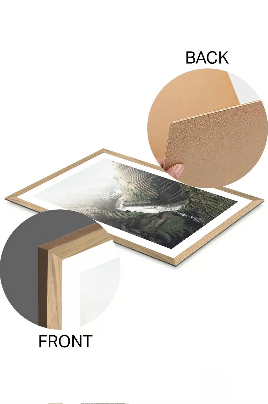 Pikturë dekorative për mur, multikolor, Tekhammdf135, 33x48cm