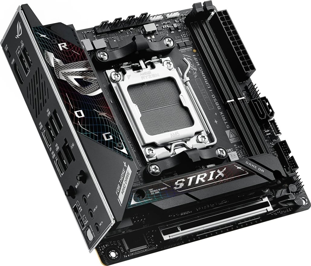 Pllakë amë ASUS ROG STRIX B850-I GAMING WIFI, Socket AM5, mini ITX, E zezë