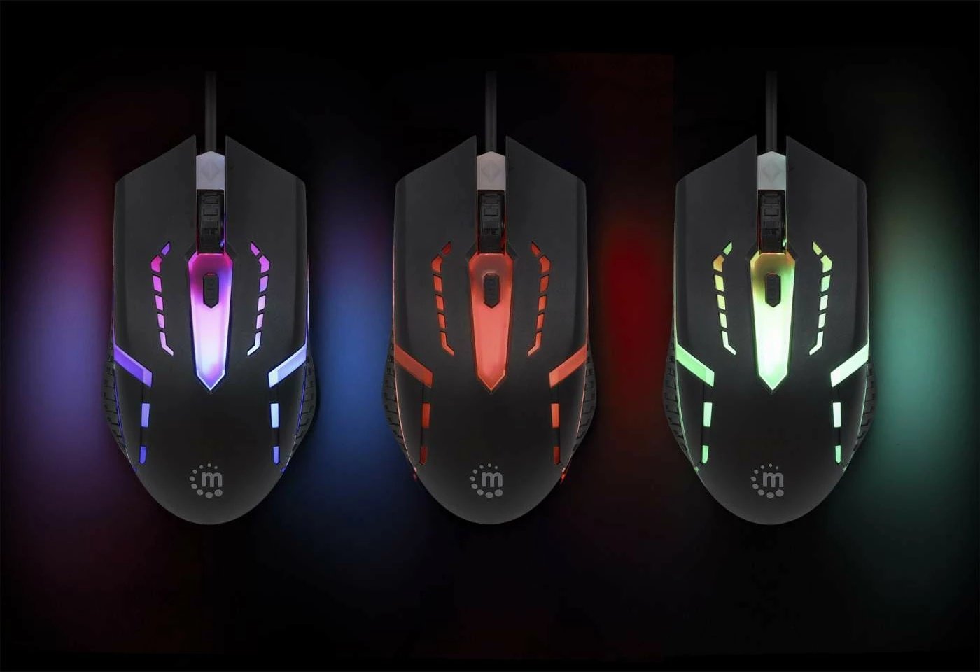 Maus gaming Manhattan 190206, USB, 1500 DPI, i zi