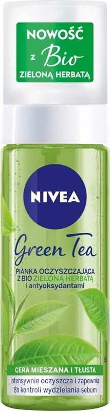 Shkumë pastruese për femra Nivea Green Tea, 150ml