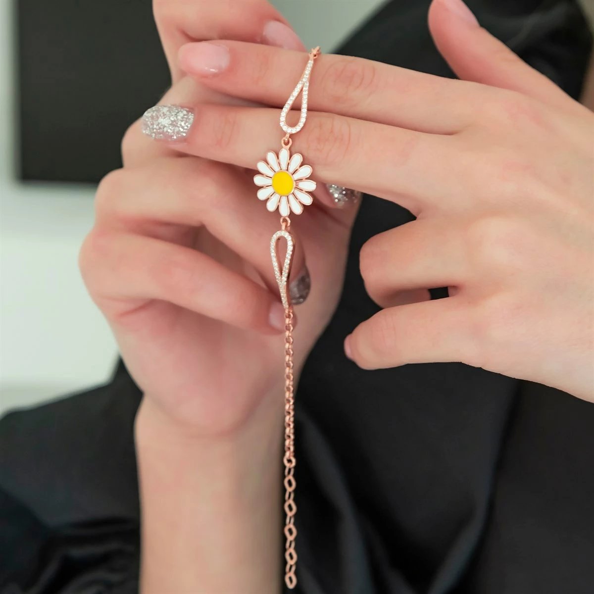 Byzylyk argjendi, ngjyrë rozë e artë, Jumeon, NRZ99104