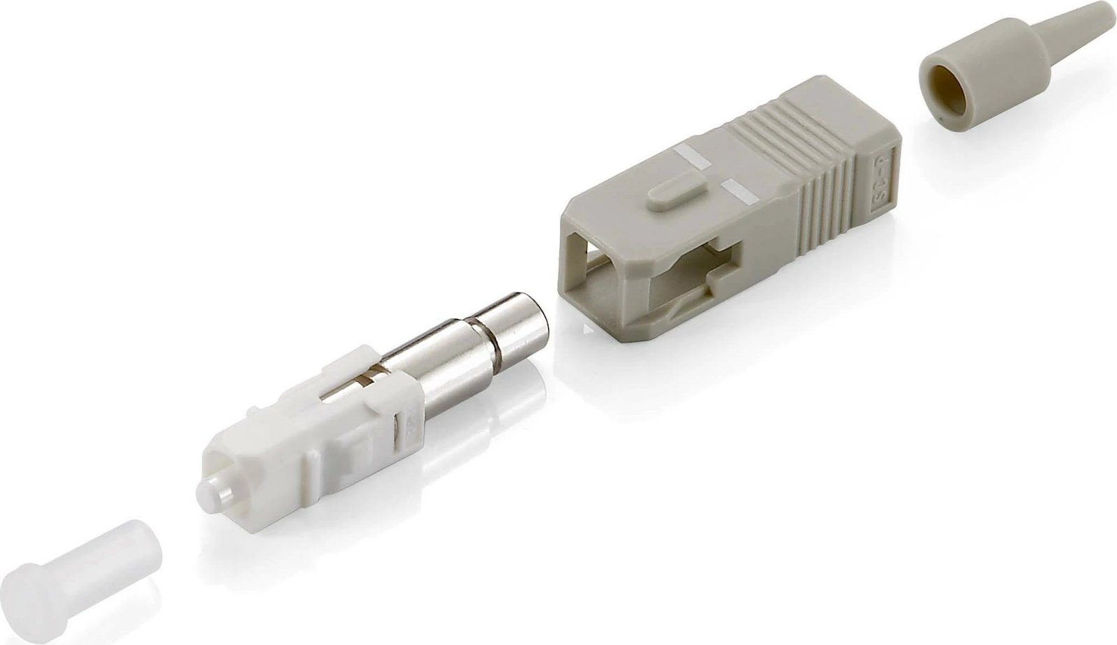 Konektor SC Equip, Multimode, Gri