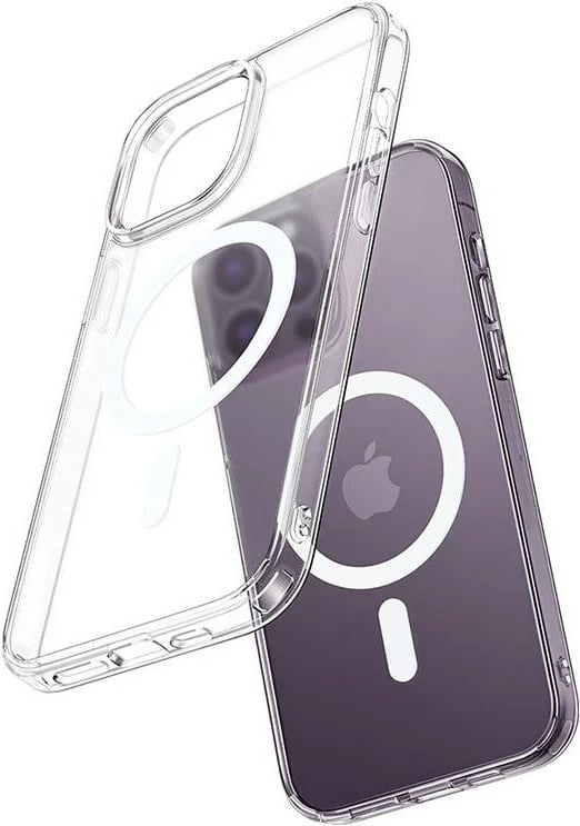 Mbështjellës magnetik Mcdodo Crystal për iPhone 14 Pro Max, transparent
