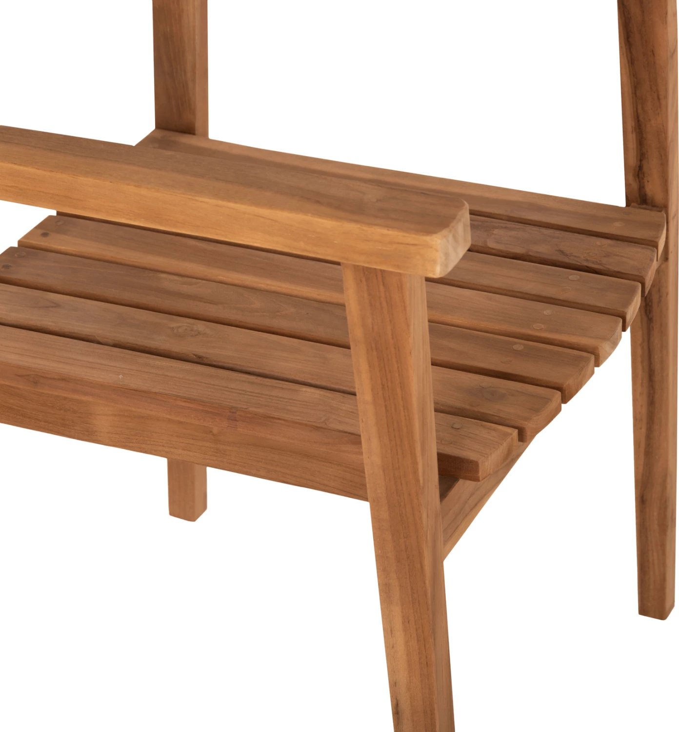 Karrige ERIETTA FH9534 dru TEAK ngjyrë natyrale e grumbullueshme 60x54x87Hcm