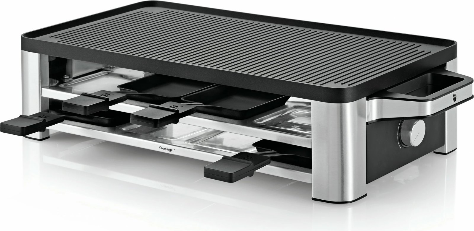 Grill WMF Lono 0415040011, 8 persona, 1500 W, e zezë, krom Grill WMF Lono 0415040011, 8 persona, 1500 W, e zezë, krom