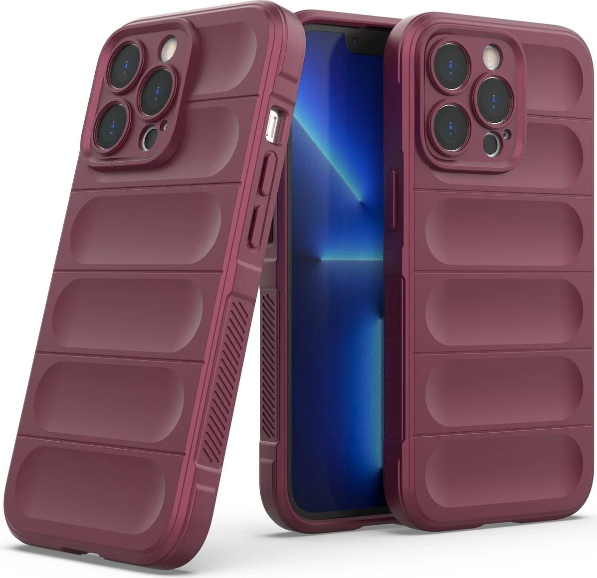 Mbështjellës Hurtel Magic Shield Case për iPhone 13 Pro Max, TPU, i kuq