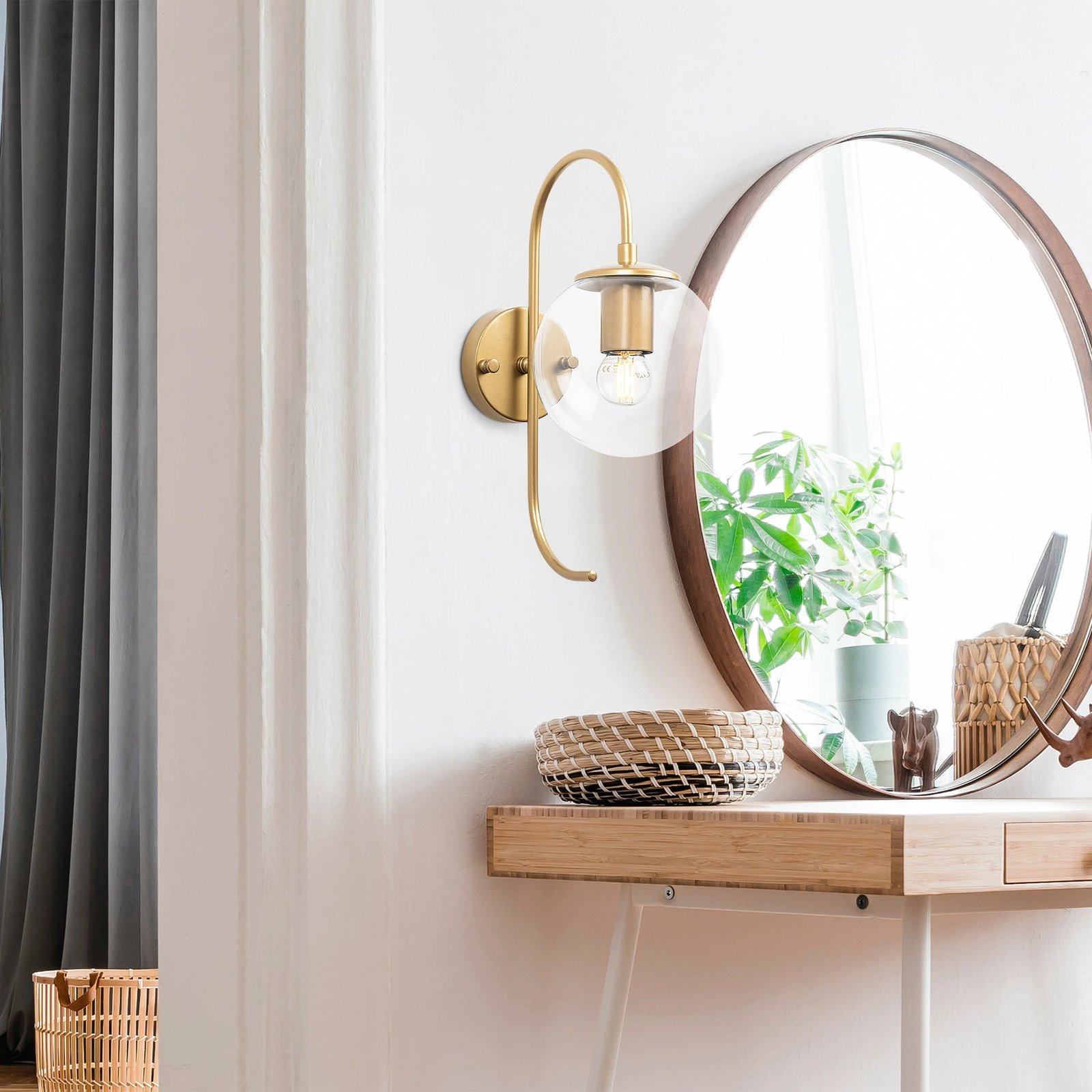 Llambë muri Opviq, Jewel - 10560, ngjyrë ari me shkëlqim