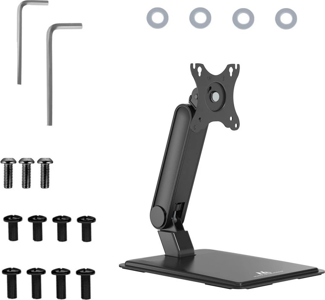 Mbajtëse monitori Maclean MC-989, për tavolinë, VESA 75x75/100x100, 17-32 inç, e zezë Mbajtëse monitori Maclean MC-989, për tavolinë, VESA 75x75/100x100, 17-32 inç, e zezë