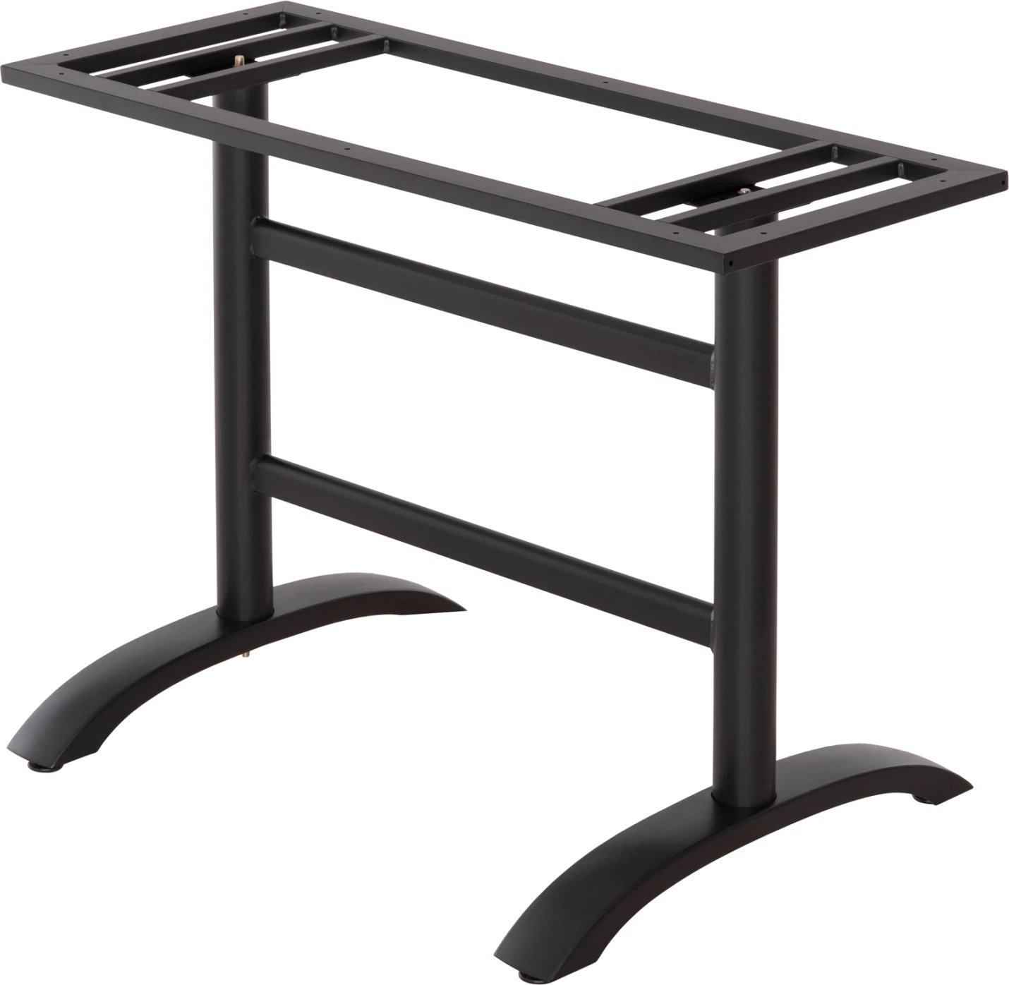 Bazë për tavolinë metalike, ngjyrë e zezë mat, FH468.11, me rregullues lartësie, 100x40x73 cm