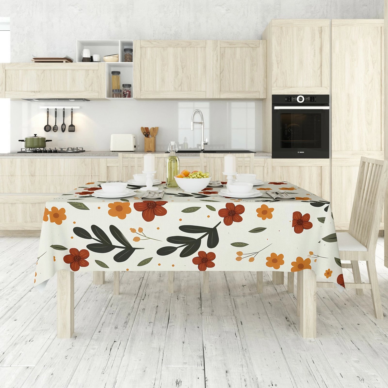 Mbulesë tavoline Hermia, Asr-tblclt25-24, 140x140cm