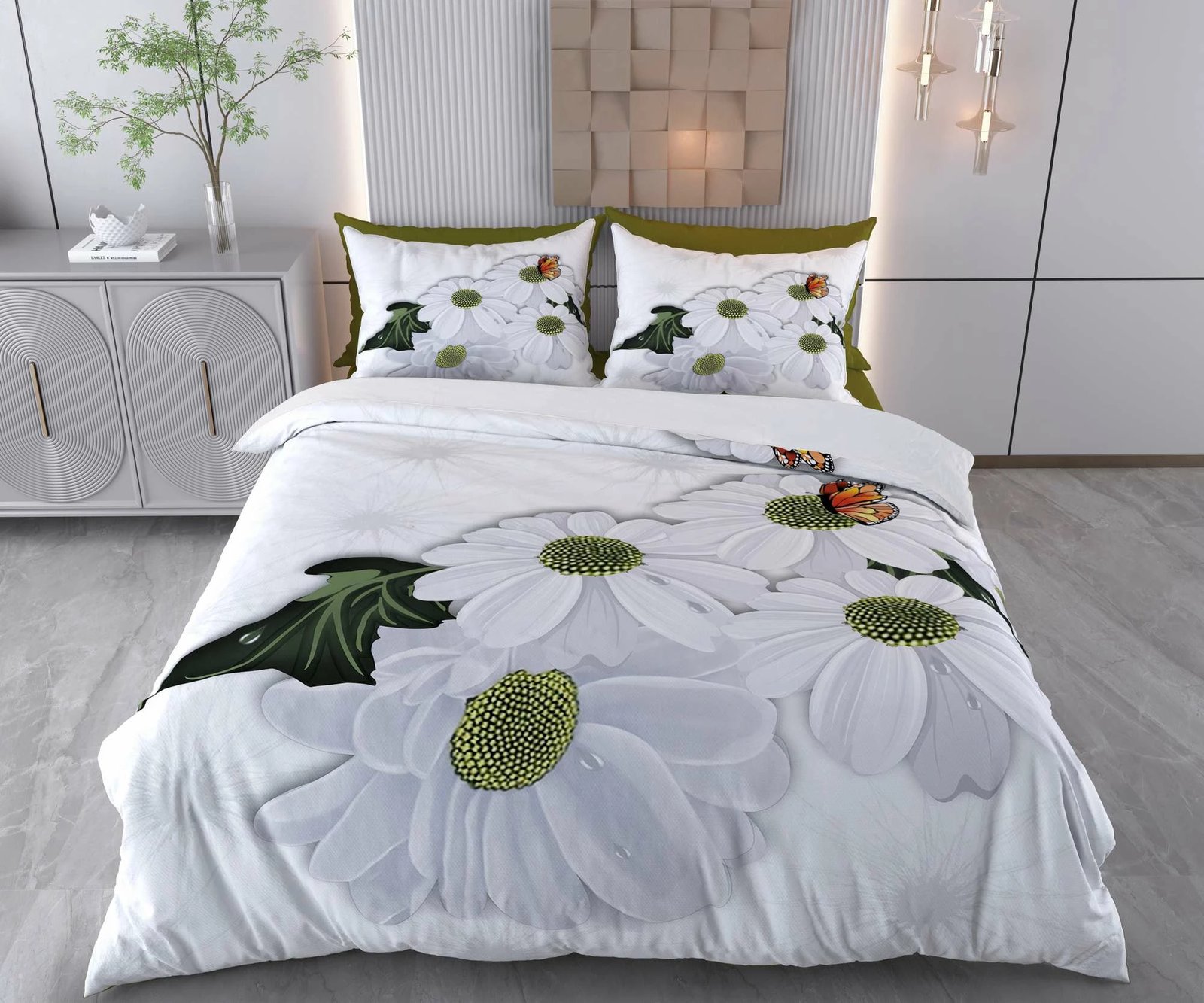 Set mbulesë për jorgan dopio, L'Essentiel Linge de Maison, Daisy