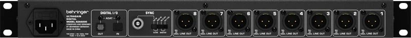 Interface audio Behringer ADA8200, 8 kanale, 24-bit DSP, 48 kHz, i zi