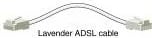 Kabllo ADSL Cisco RJ11 3m, gri