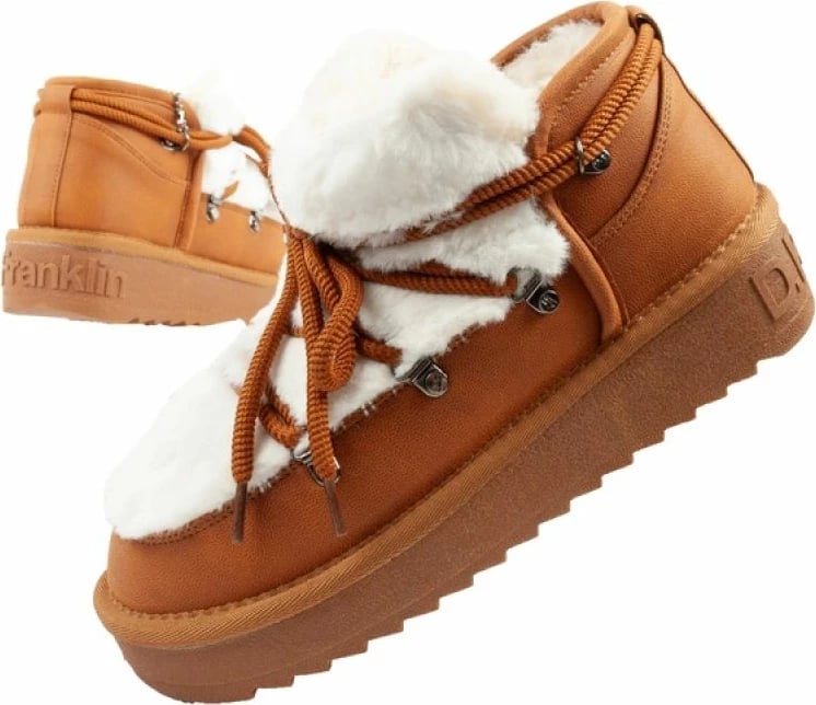 Çizme dimri për femra D.Franklin, kafe