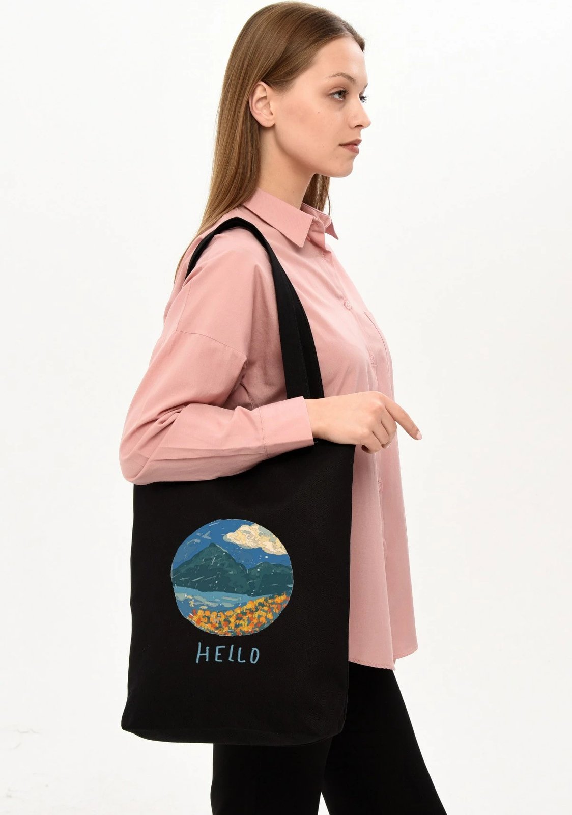Çantë tote Zoozie Bags, e zezë, 1468