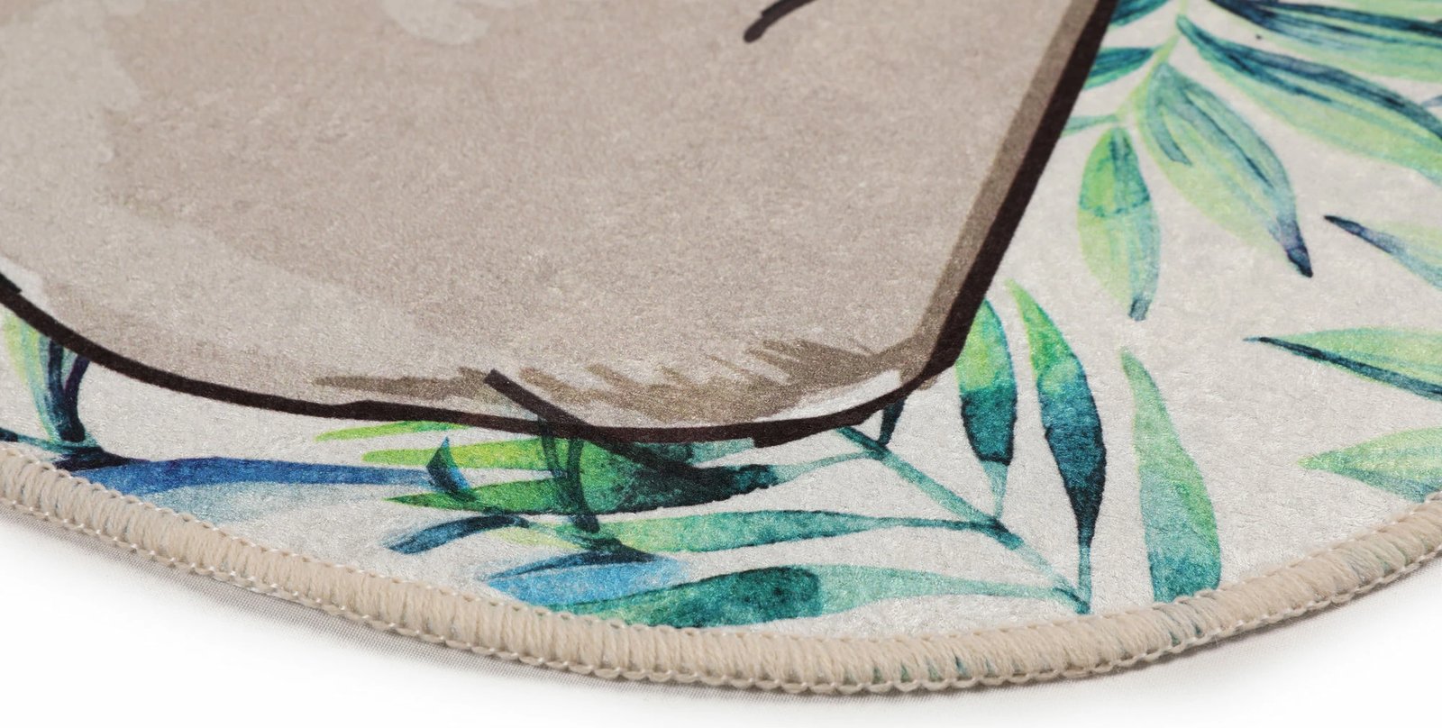 Tapet për banjo, formë koale, shumëngjyrësh, 80x100cm