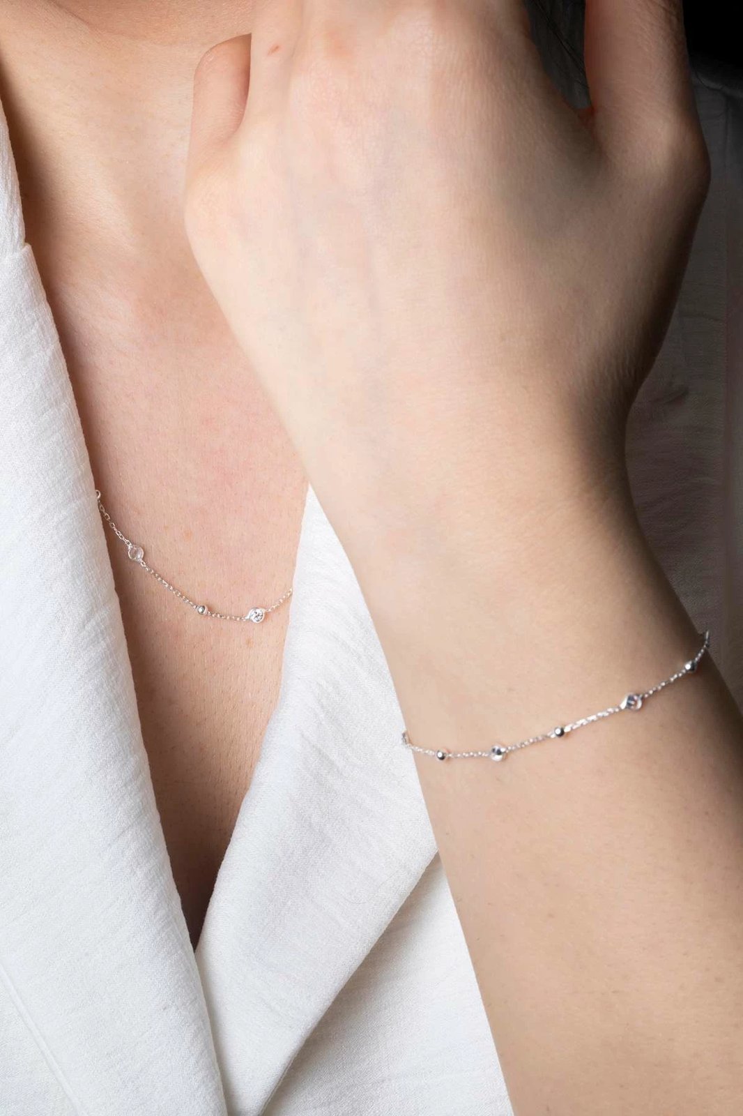 Byzylyk argjendi Jumeon, TFNY65233, i bardhë