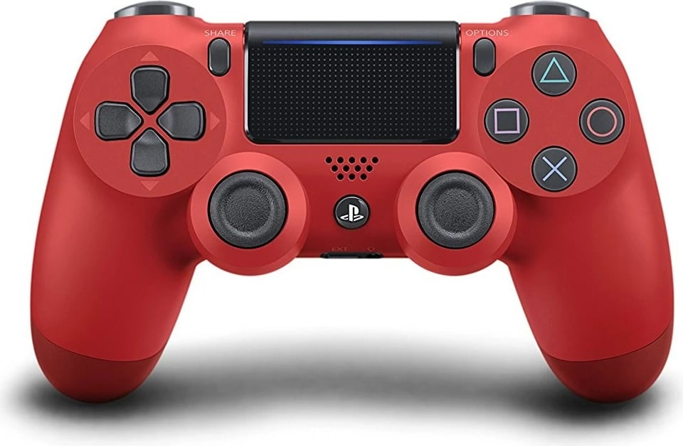 Gamepad Sony DualShock 4, për PlayStation 4, me Bluetooth, ngjyrë e kuqe