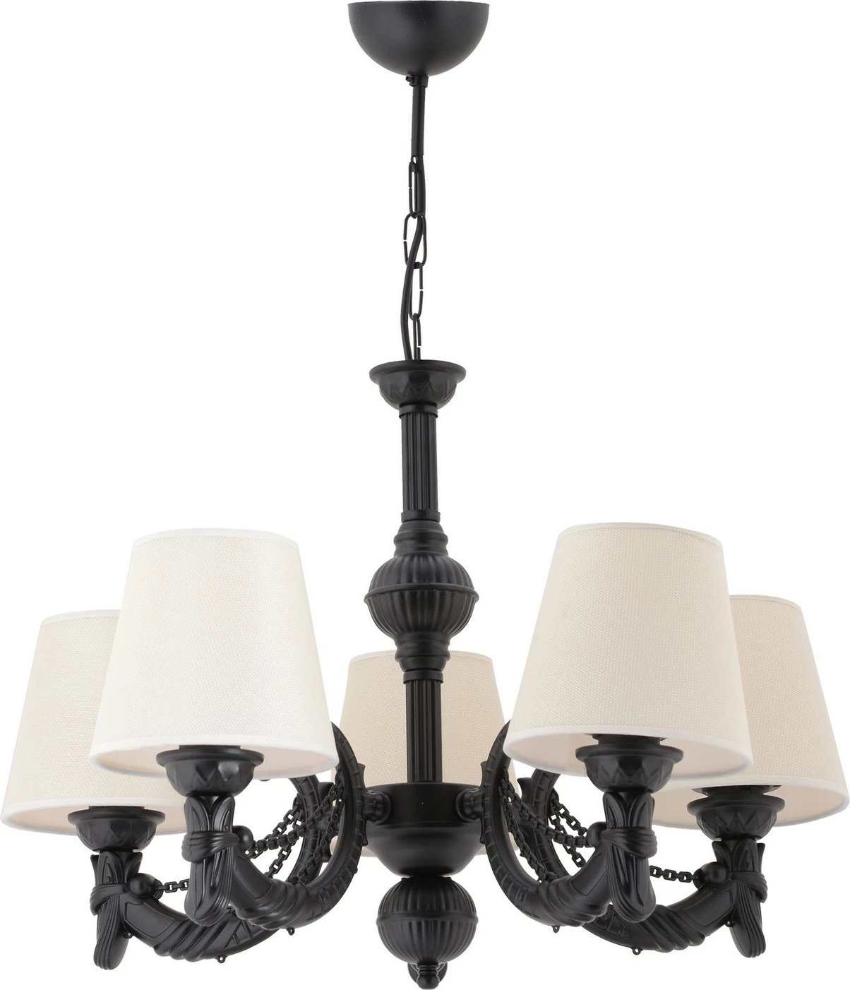 Llambadar Opviq Fiona Chain, e zezë dhe e bardhë