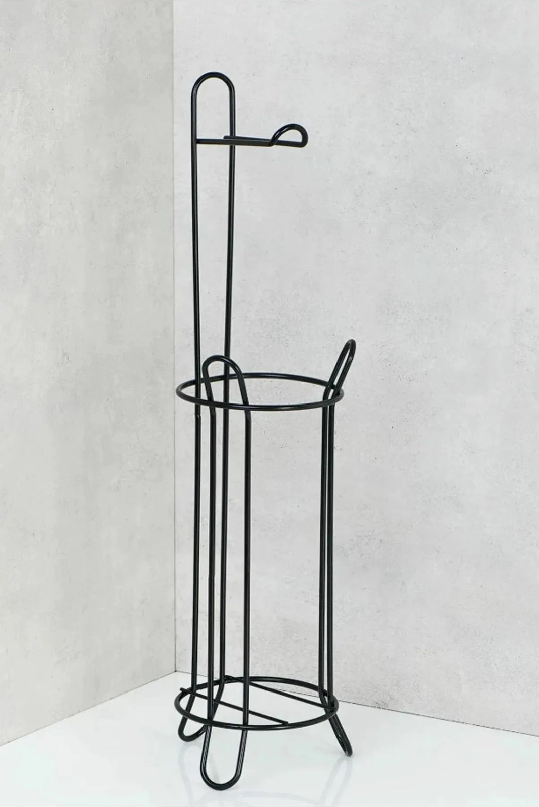 Mbajtës letre tualeti Mijolnir, i zi, WB049-B