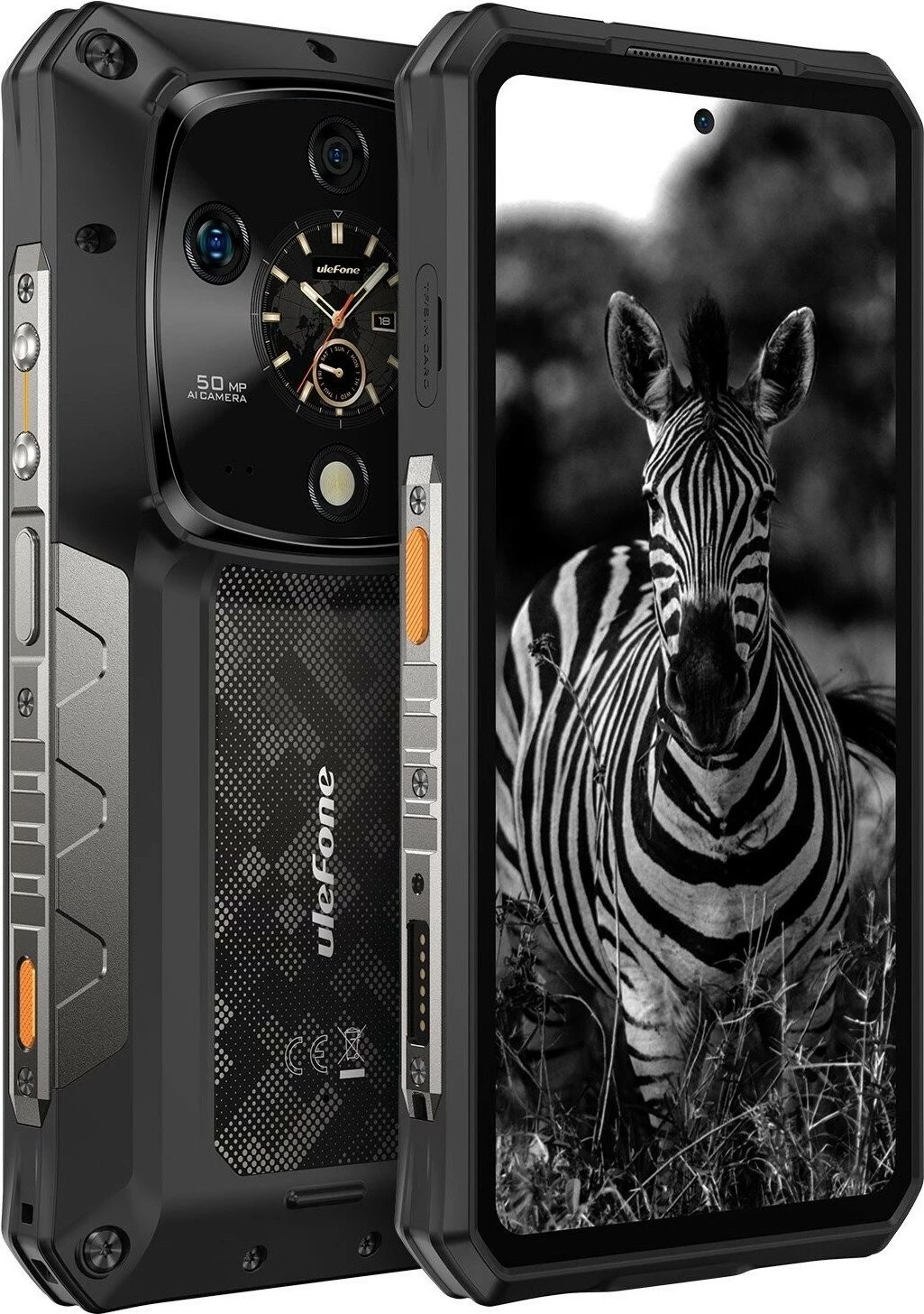 Celular Ulefone Armor 28 Ultra 5G, 16GB/1TB, e zezë