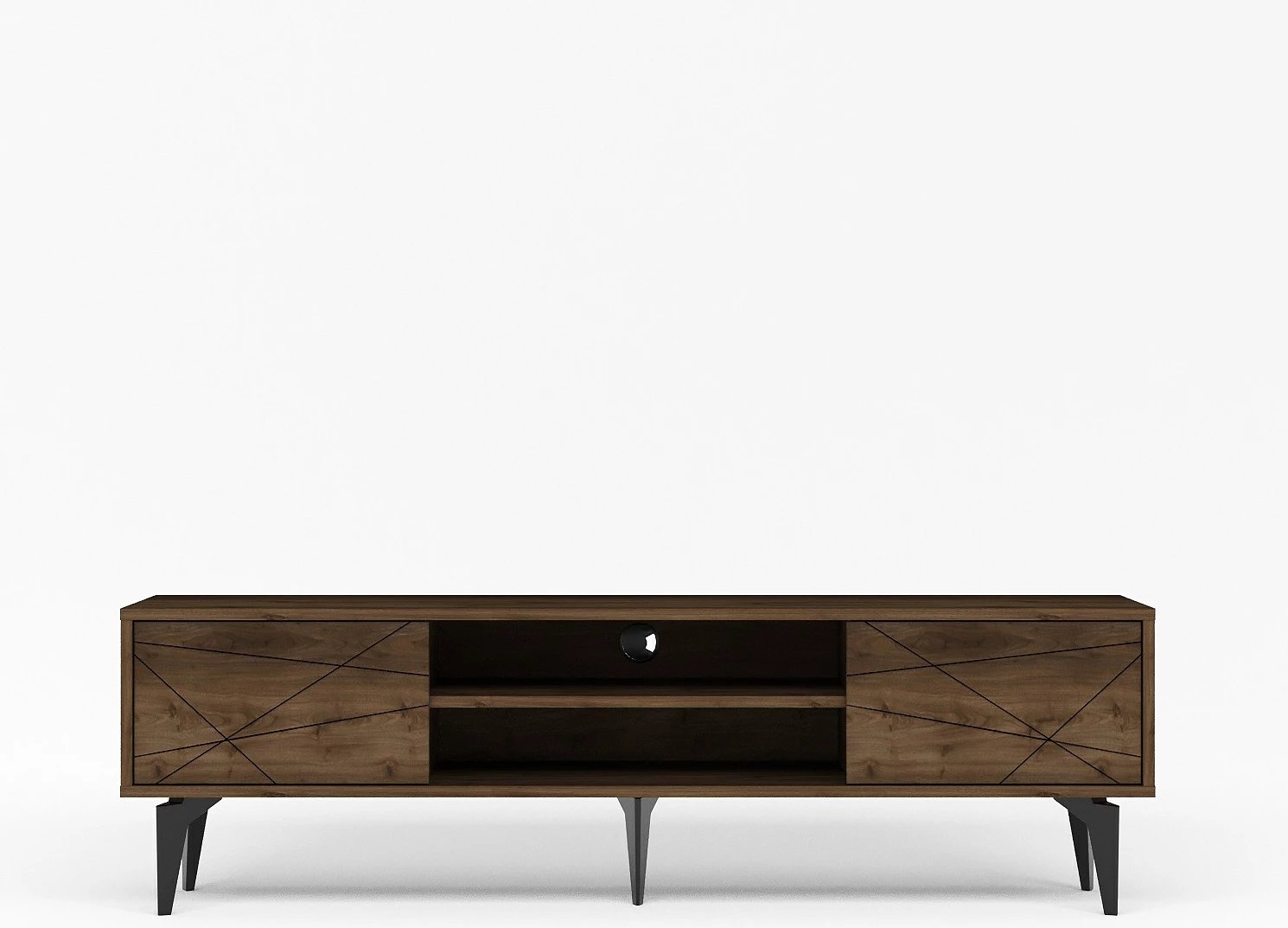 Komodë TV Brendon, ngjyrë arre, Skye Decor