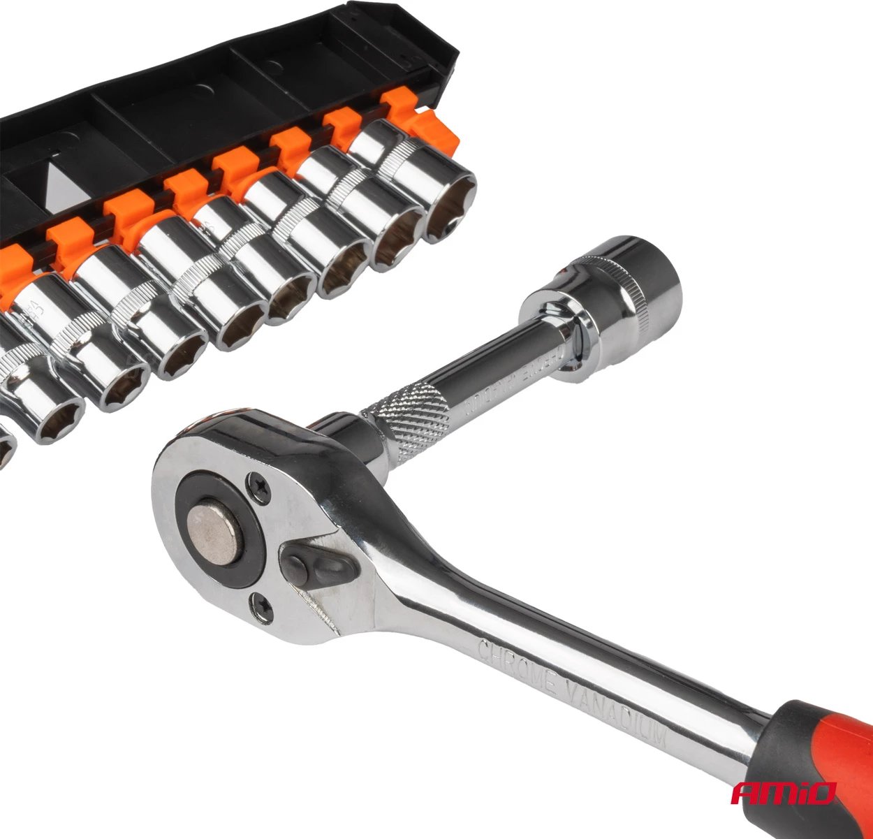 Set veglash për riparimin e prizës së çelësave metrikë 11 copë (1/2" 10-24 mm)