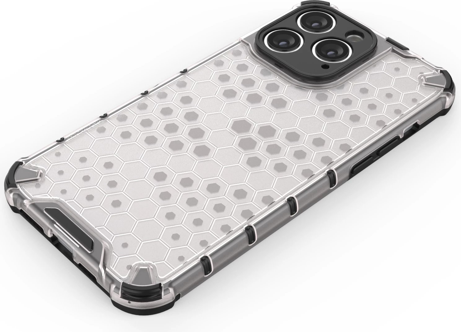 Mbështjellës Hurtel Honeycomb për iPhone 14 Pro Max, i zi