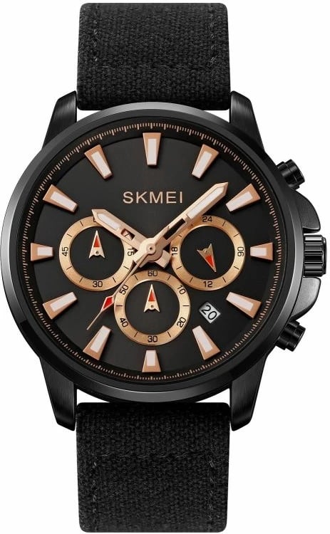 Orë dore për meshkuj Skmei, e zezë